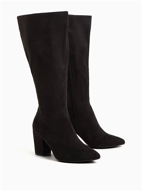 pointy booties with wide legs.